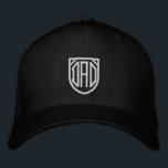 Dad Simple Modern Typography Custom<br><div class="desc">Dad Simple Modern Typography Custom Embroidered Baseball Cap features the simple modern embroidered text "Dad". Perfect as a gift for dad for Father's Day, Christmas, birthday and more. Created by Evco Studio www.zazzle.com/store/evcostudio</div>