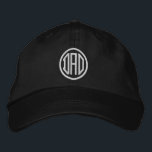 Dad Simple Modern Typography Custom<br><div class="desc">Dad Simple Modern Typography Custom Embroidered Baseball Cap features the simple modern embroidered text "Dad". Perfect as a gift for dad for Father's Day, Christmas, birthday and more. Created by Evco Studio www.zazzle.com/store/evcostudio</div>