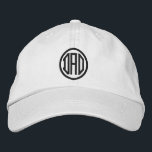 Dad Simple Modern Typography Custom<br><div class="desc">Dad Simple Modern Typography Custom Embroidered Baseball Cap features the simple modern embroidered text "Dad". Perfect as a gift for dad for Father's Day,  Christmas,  birthday and more. Created by Evco Studio www.zazzle.com/store/evcostudio</div>
