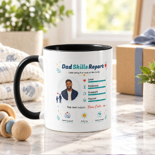 Dad Skills Report Best Father Appreciation Mug