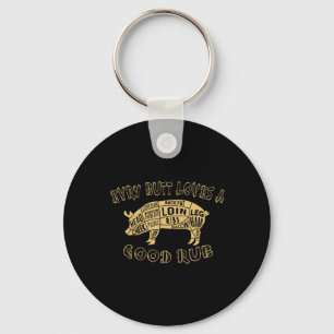 Dad Smoker Myth Legend Bbq Grilling Smoking Father Keychain
