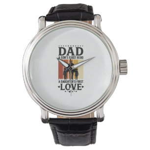 Dad Son First Hero Daughter First Love Vintage Shi Watch