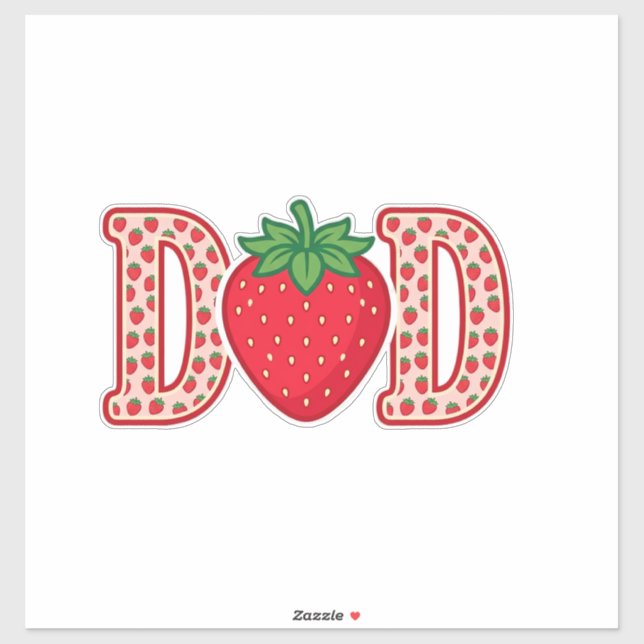 Dad Strawberry Lettering Vector Shirt Design_1 (Sheet)