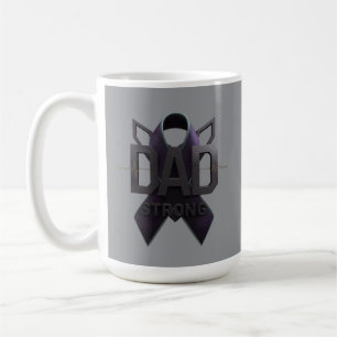 Dad Strong Cancer Awareness Mug – Inspirational Gi