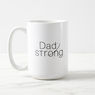 Dad Strong Cancer Awareness Mug – Inspirational Gi