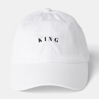 DAD Strong KING Text Comfortable White-Cap Looking Trucker Hat