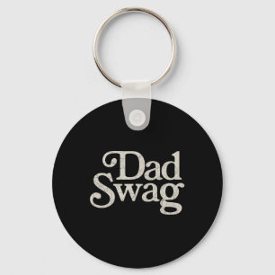 Dad Swag Retro Fathers Day Keychain