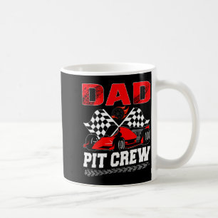 Dad T Crew Racing Family Race Car Birthday Boy  Coffee Mug