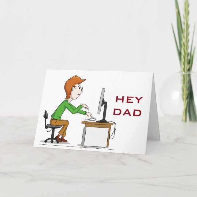 **DAD** TAKE THE DAY OFF/LET'S CELEBRATE "YOU" CARD (Front)