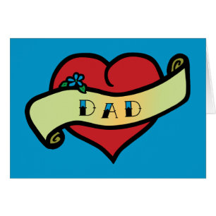 Dad Tattoo Heart