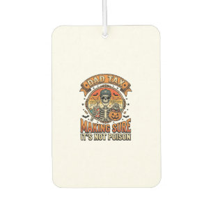 Dad Tax Funny Halloween Skeleton Candy_1 Air Freshener