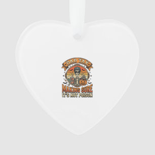 Dad Tax Funny Halloween Skeleton Candy_1 Ornament
