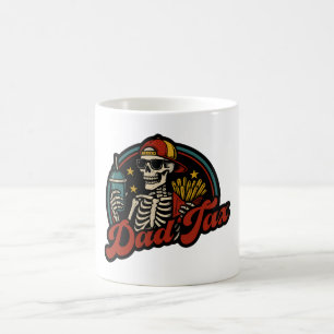 Dad Tax Making Sure It's Not Poison Skeleton Coffee Mug