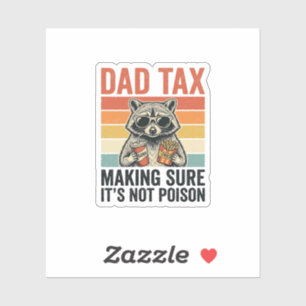 Dad Tax Raccoon Vintage Funny Dad Shirt Design_1