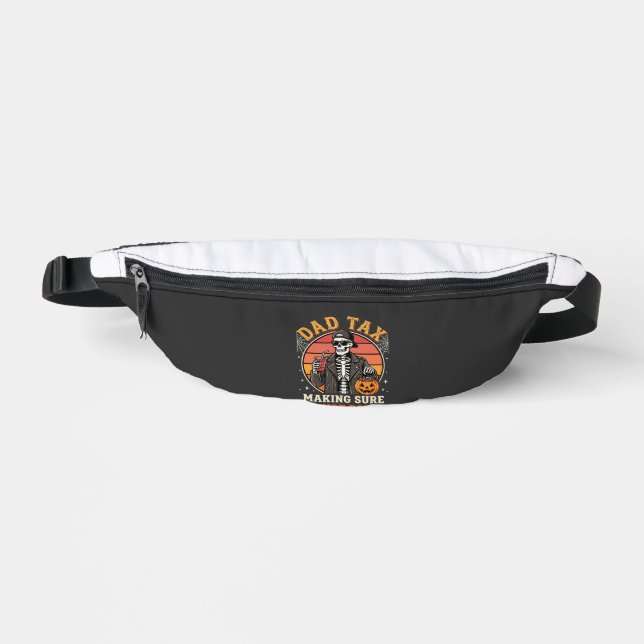 Dad Tax Skeleton Halloween Candy Vector Design_1 Fanny Pack (Front)