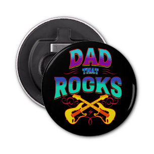 DAD THAT ROCKS! Guitars Bottle Opener