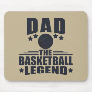 Dad the basketball legend funny fathers day gifts mouse pad
