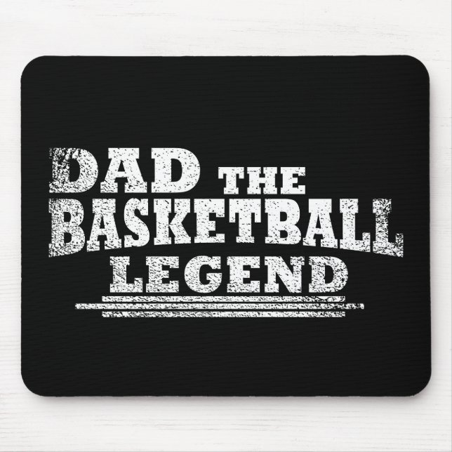 dad the basketball legend mouse pad (Front)