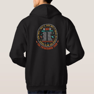 Dad The Fatherhood Tour Trendy Modern Cool Hoodie