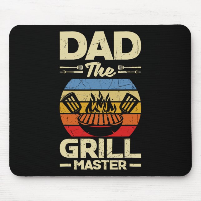 Dad The Grill Father's Day Bbq  Mouse Pad (Front)