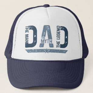 "DAD The Man Mith Legend" Father's Day Gift Trucker Hat