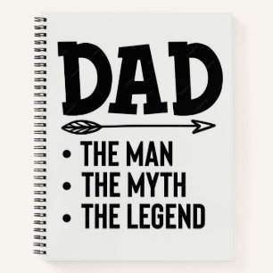 Dad The Man Notebook