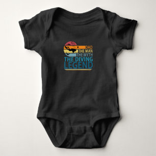 Dad The Man The Myth The Diving Legend Baby Bodysuit