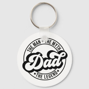 Dad the man the myth the legend pa dad men daddy keychain