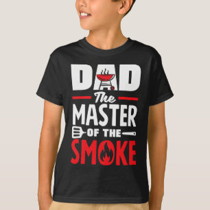 Dad The Master Of The Smoke Father's Day Bbq T-Shirt