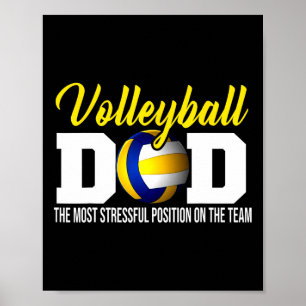 Dad The Most Stressful Position Happy Fathers Day Poster
