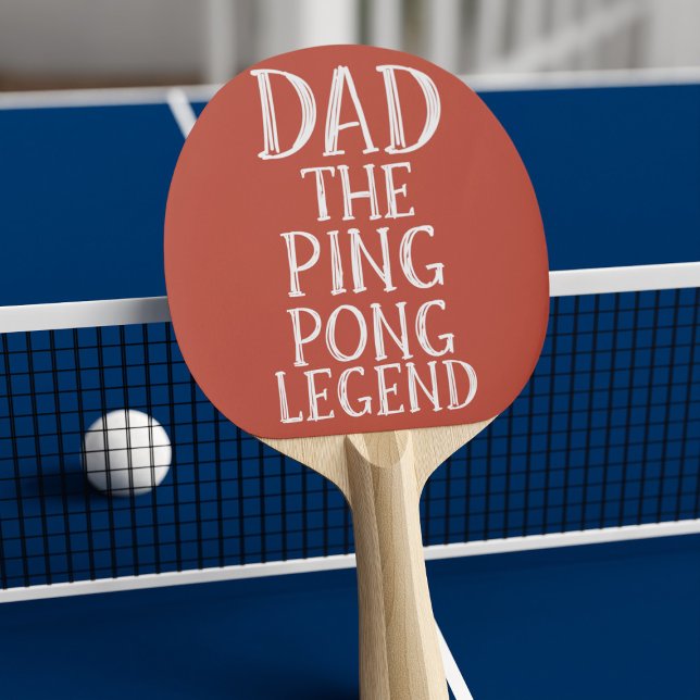 Dad The Ping Pong Legend Funny Red  Paddle (Creator Uploaded)