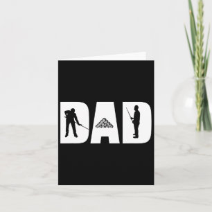 Dad The Pool Shark Billiards Fathers Day Gift Pool Card