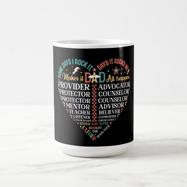 Dad: The Ultimate Balancing Act Coffee Mug (Center)