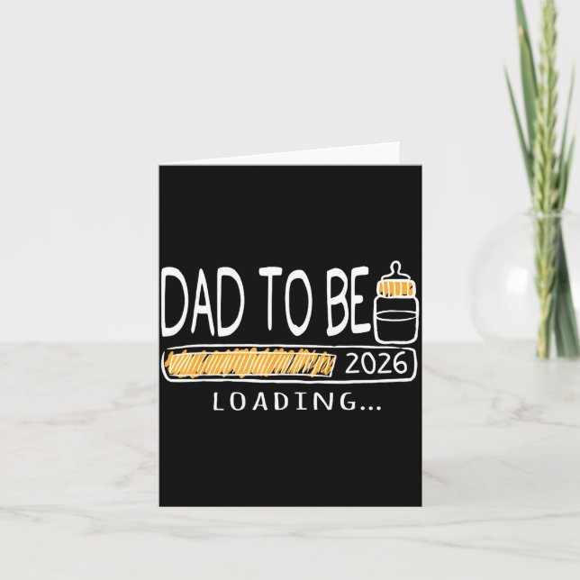 Dad To Be 2026 Loading Pregnancy Announcement New  (Front)