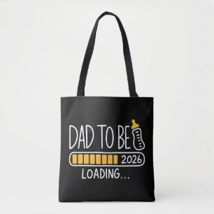 Dad To Be 2026 Promoted to Daddy New Father  Tote Bag