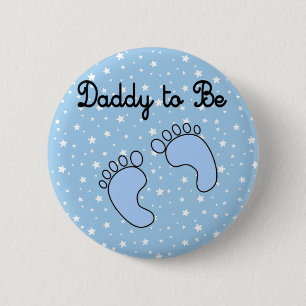 Dad to Be (Boy) 2 Inch Round Button