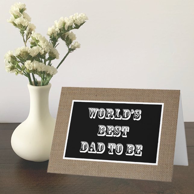 Dad to Be Fathers Day Card (Creator Uploaded)