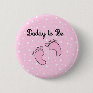 Dad to Be (Girl) 2 Inch Round Button