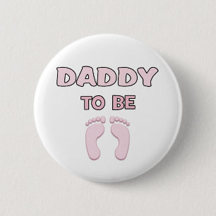 Dad to Be (Girl) 2 Inch Round Button