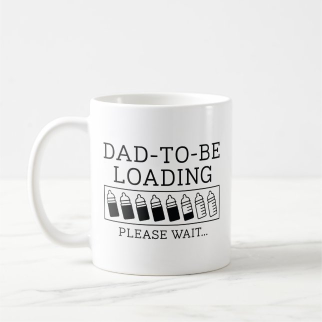 Dad To Be Loading Coffee Mug (Left)
