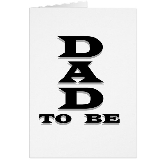 Dad to Be Tshirts and Gifts (Front)
