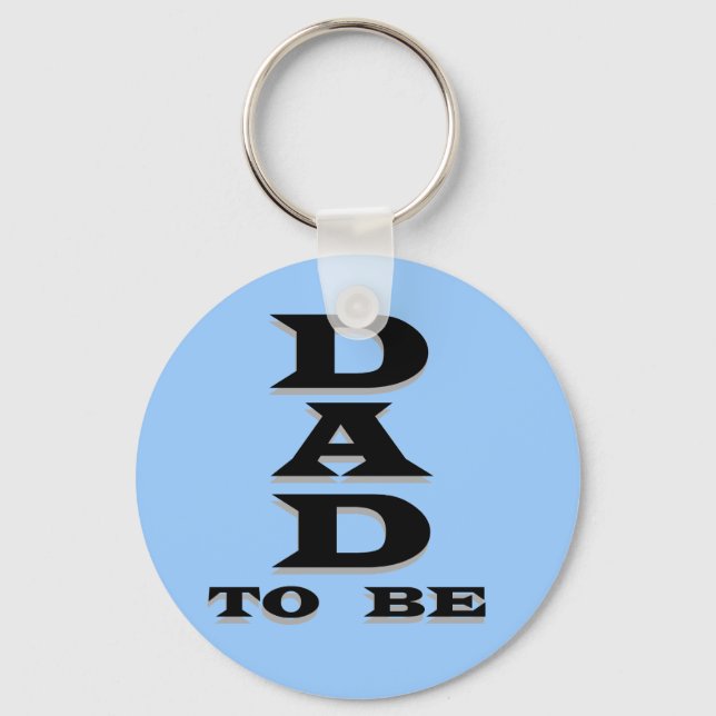 Dad to Be Tshirts and Gifts Keychain (Front)