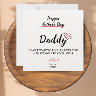 Dad-to-Be with a Bump! Personalized Father's day  Invitation