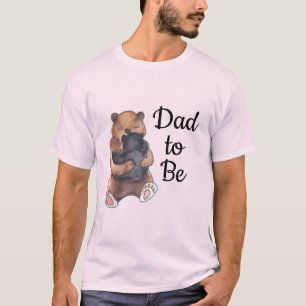 Dad to Be Woodland Hug Bear T-Shirt