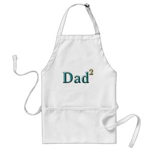 Dad to the Second Power Father's Day Gifts Standard Apron