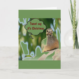 ***DAD*** "TWEET SAYS IT IS **YOUR BIRTHDAY** HOLIDAY CARD