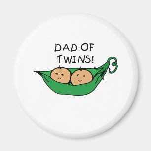 Dad Twin Pod Magnet