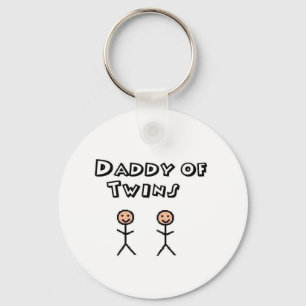 dad twins keychain