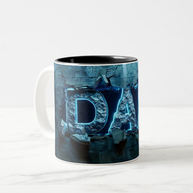 Dad Two-Tone Coffee Mug (Front Left)