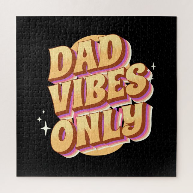 Dad Vibes Only Jigsaw Puzzle (Vertical)